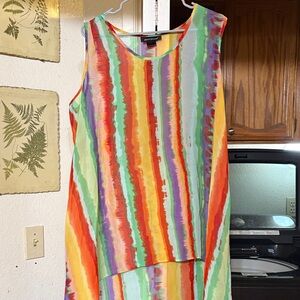 Ashley Stewart Multicolor Striped Blouse